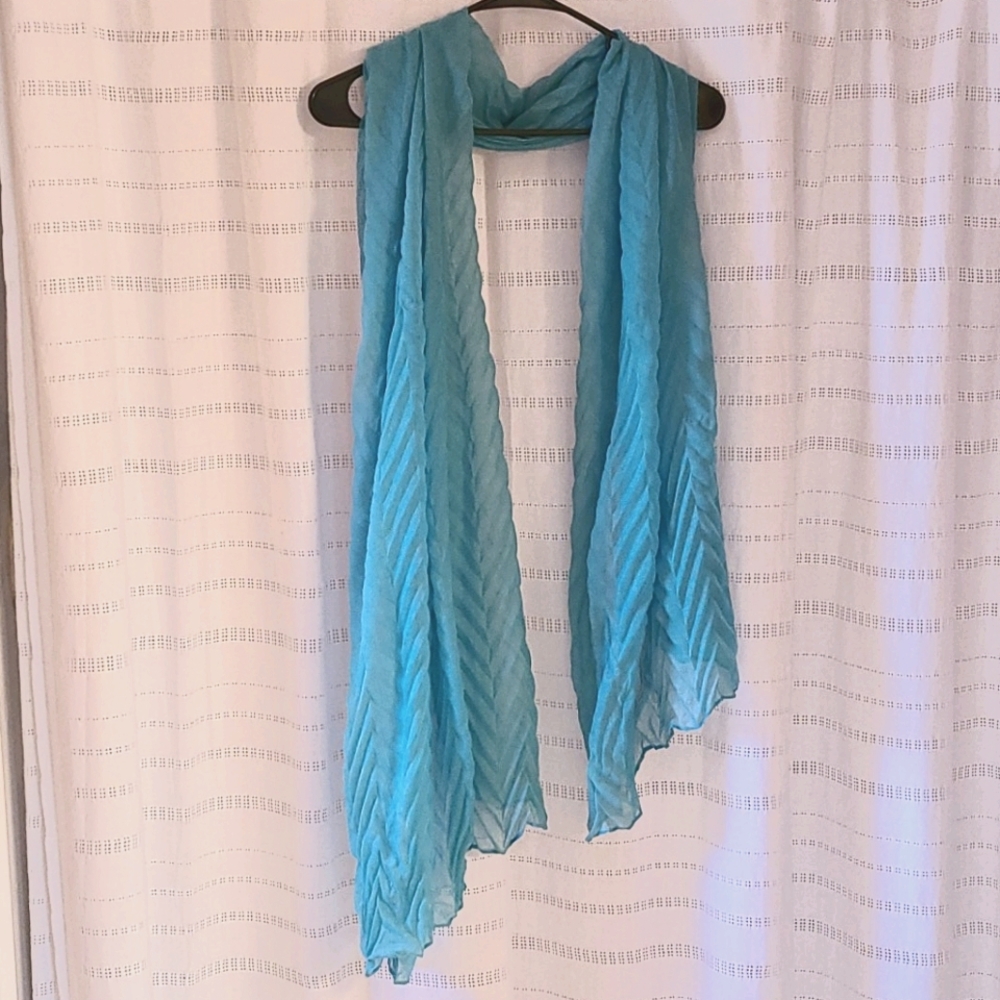 Blue/ teal scarf